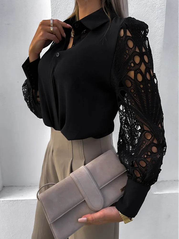 Blusa Sexy de Renda