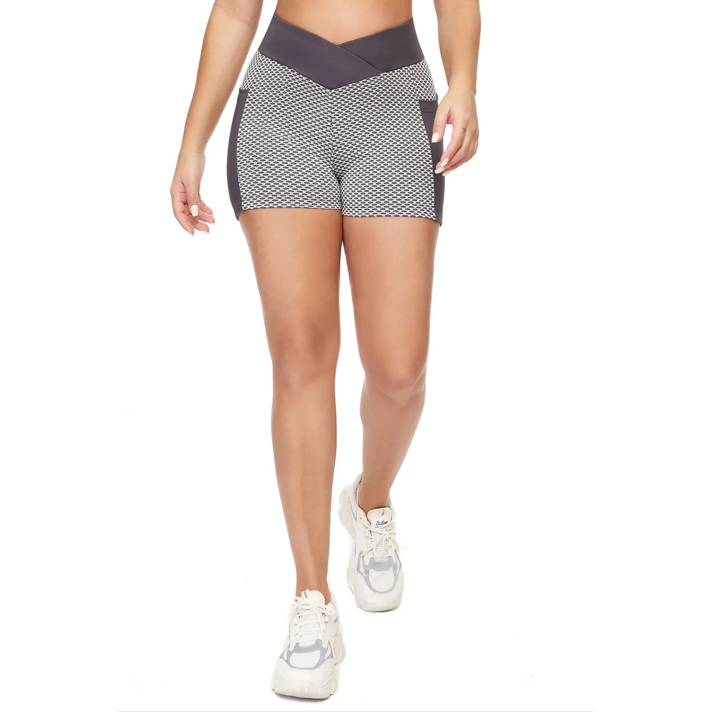 Shorts esportivos Honeycomb